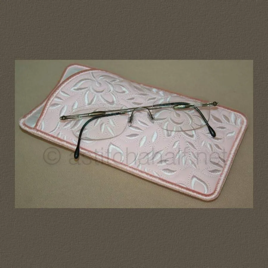 Rose Lace Eyeglass Case
