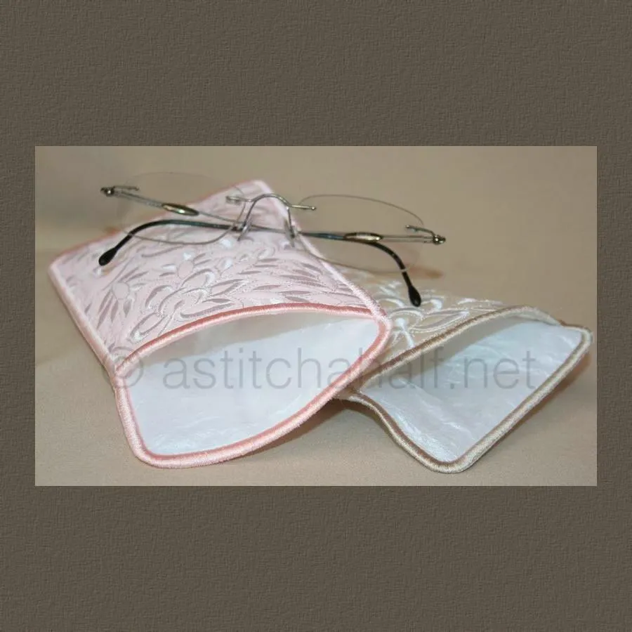 Rose Lace Eyeglass Case