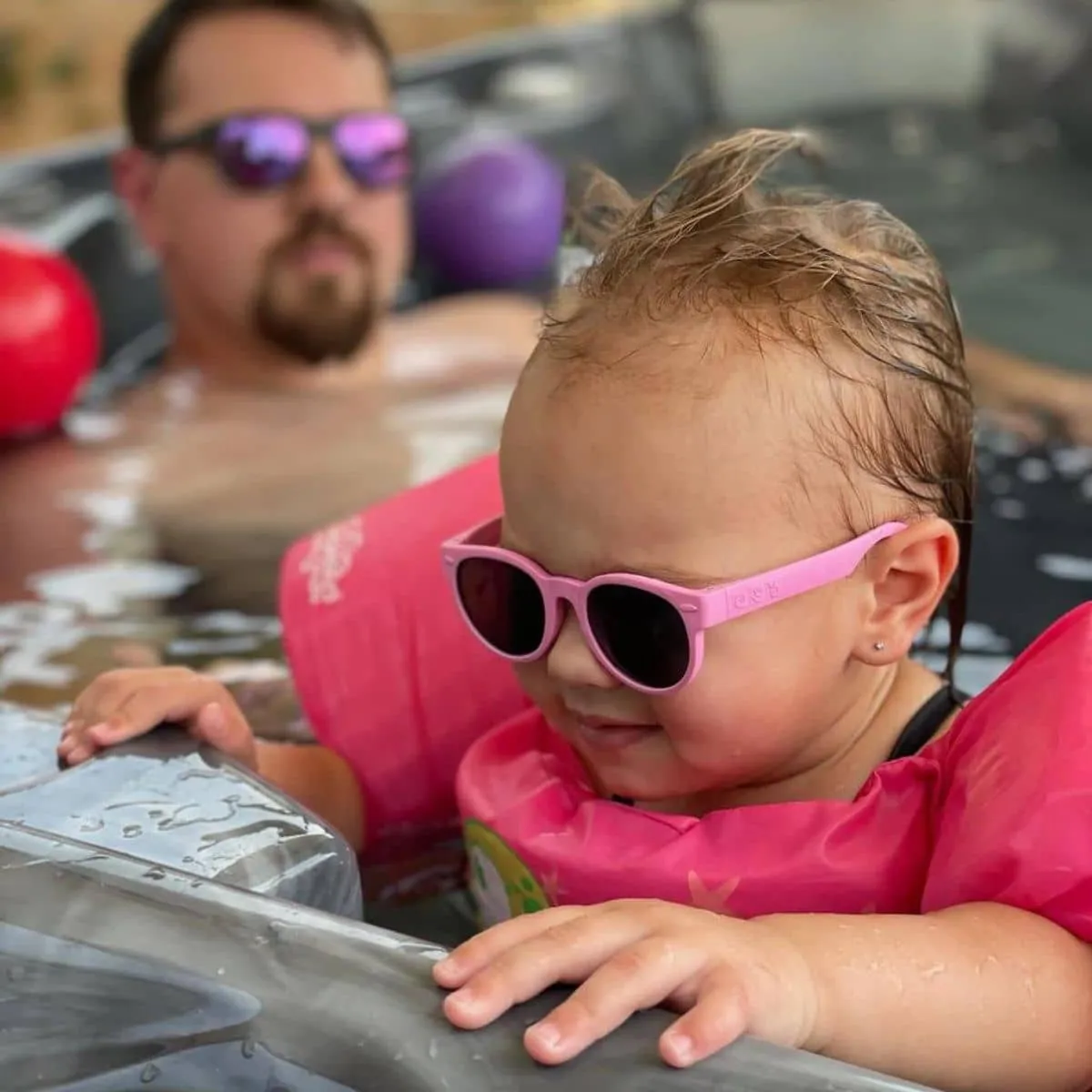 Ro.Sham.Bo Round Baby Shades - Polarised - Popple Light Pink