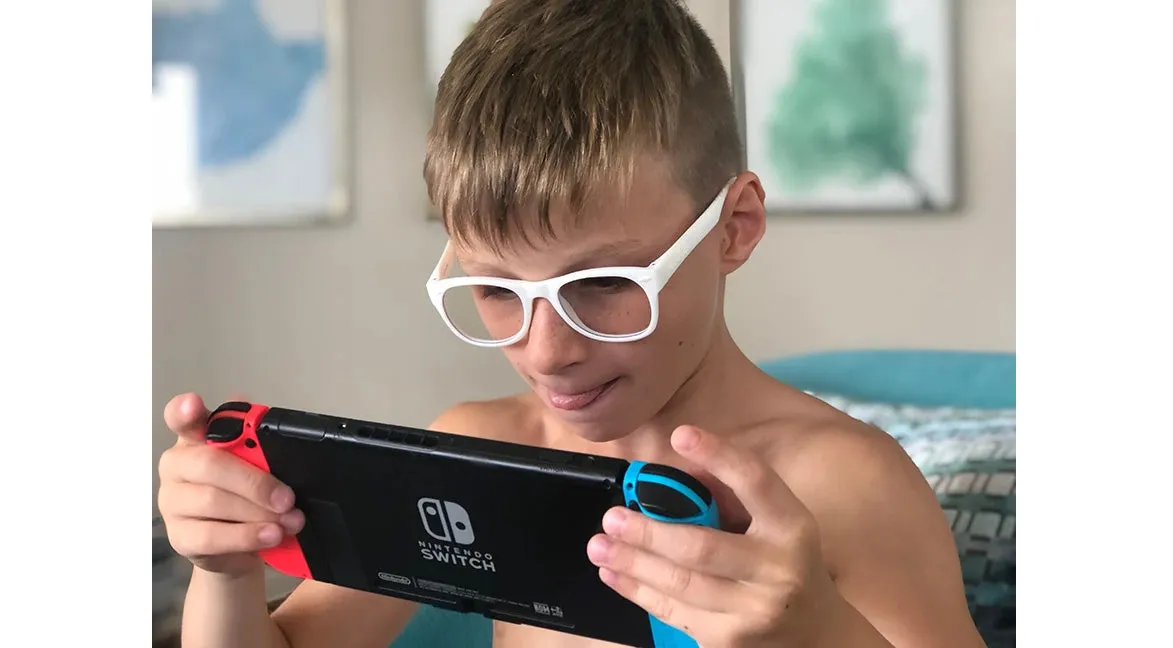 Roshambobaby Junioe (4  years) Screen Time Blue Blocker Avn Glasses