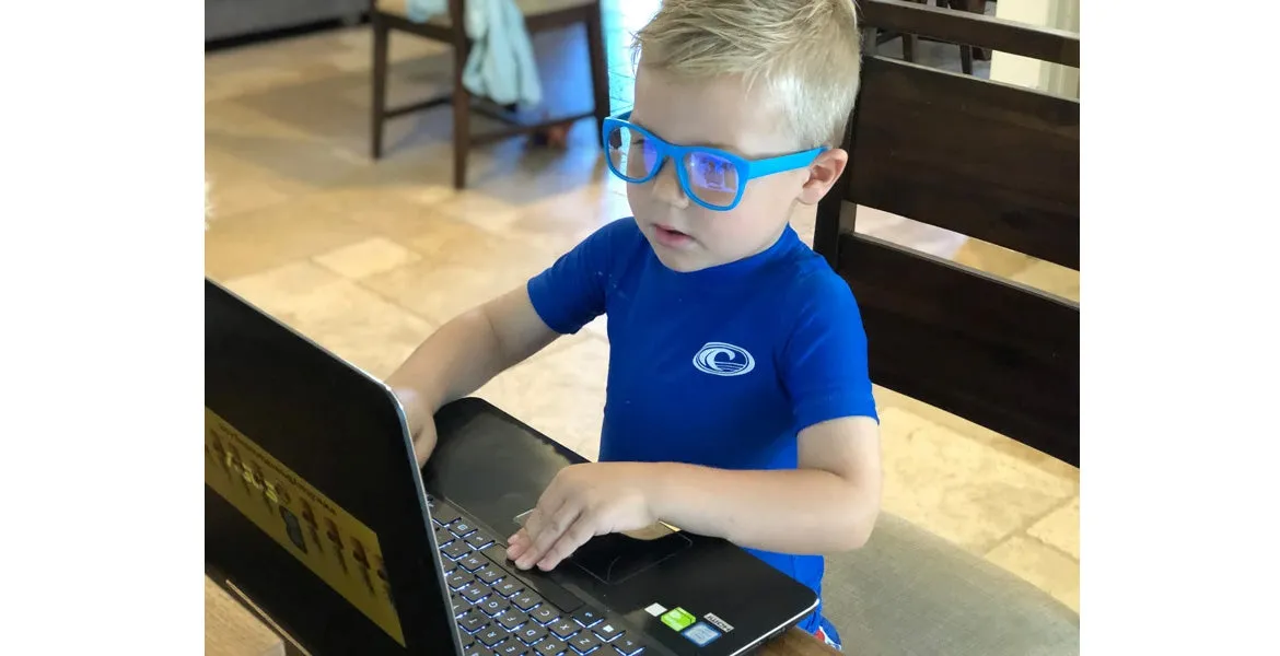 Roshambobaby Junioe (4  years) Screen Time Blue Blocker Avn Glasses