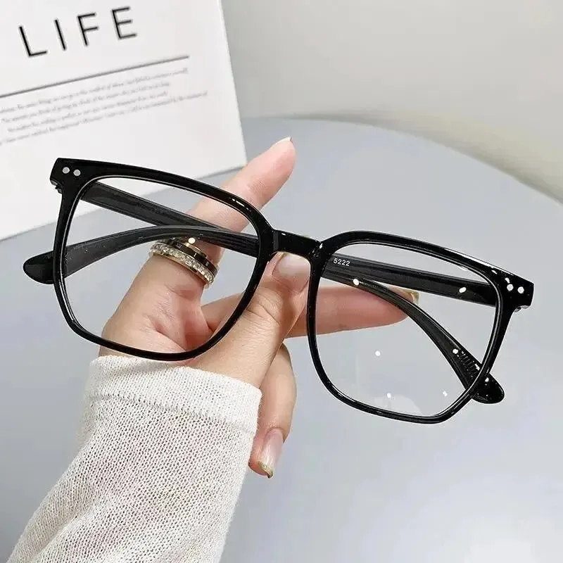 Round Eyewear Transparent Computer Glasses Frame Anti Blue Light Blocking Glasses for Women and Men
