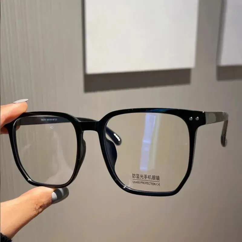 Round Eyewear Transparent Computer Glasses Frame Anti Blue Light Blocking Glasses for Women and Men