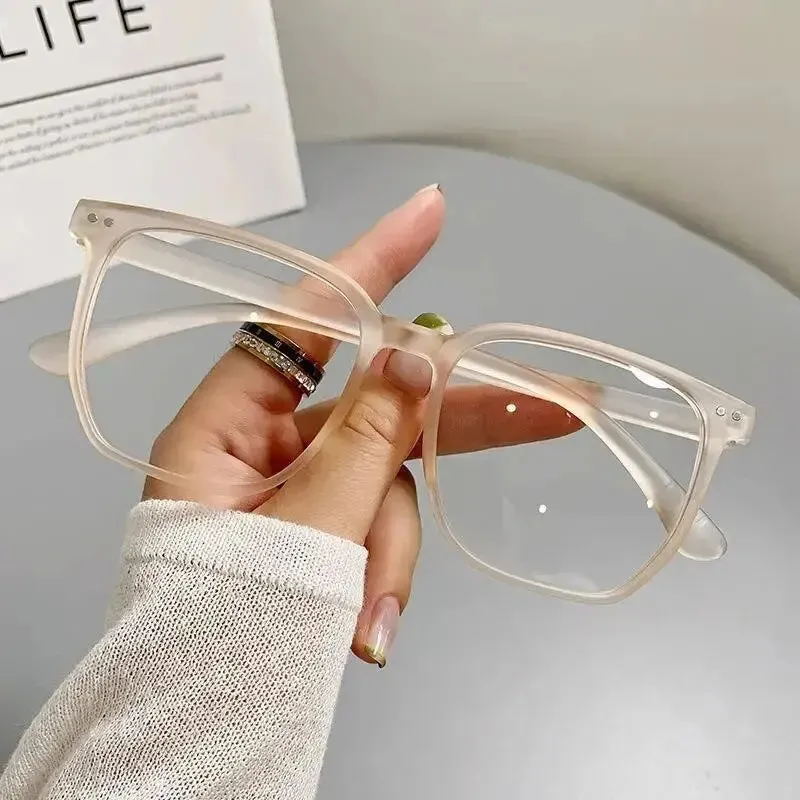 Round Eyewear Transparent Computer Glasses Frame Anti Blue Light Blocking Glasses for Women and Men