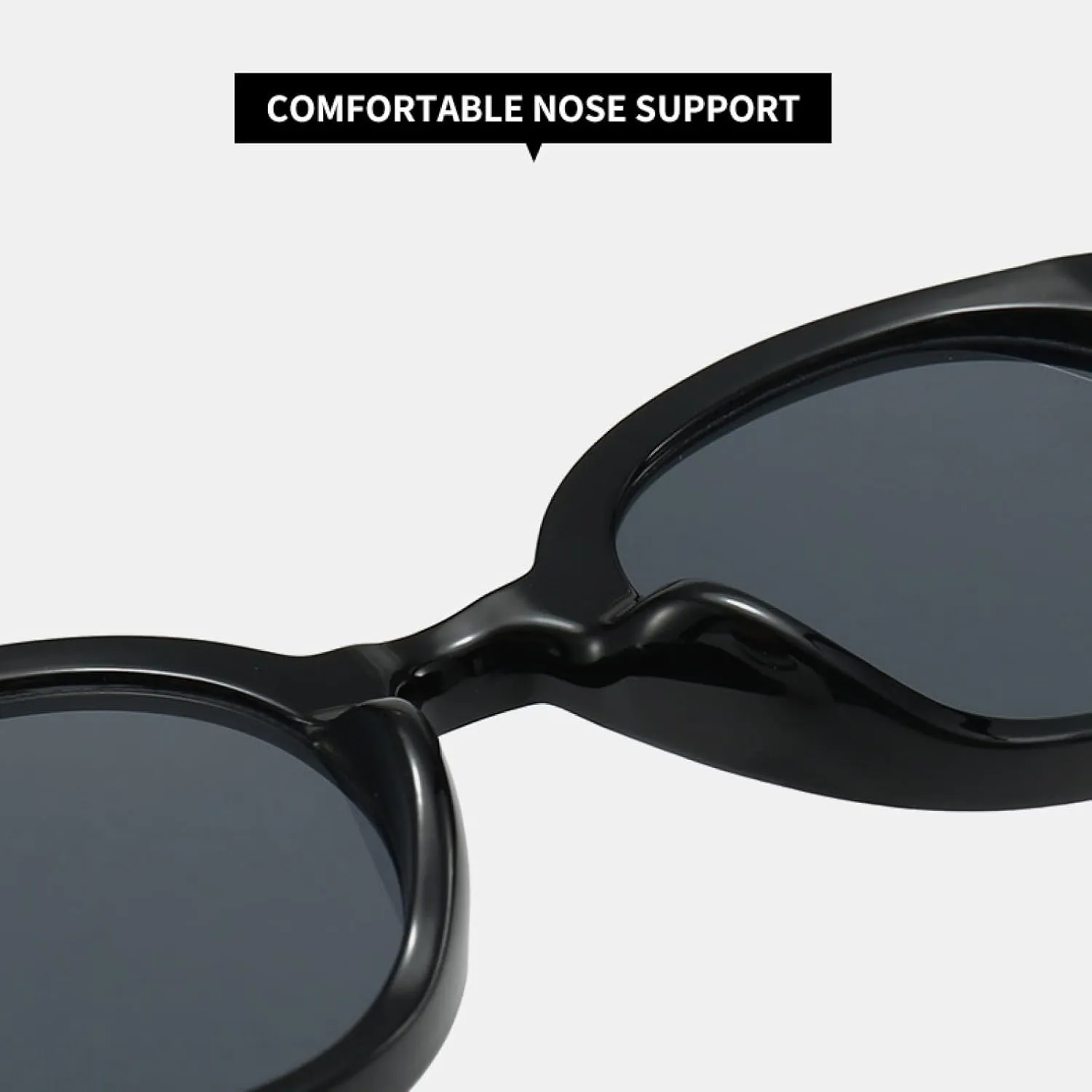 Round Fashion Sunglasses for Women Men Shades Rivets Vintage Eyewear