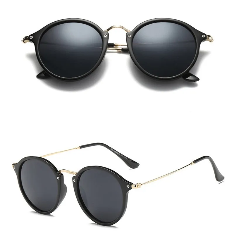 Round Retro Driving Sunglass