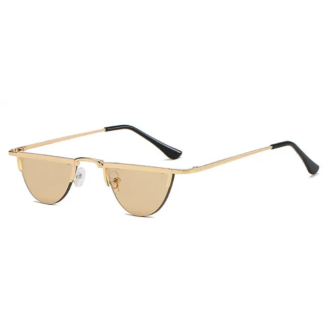 Round Rimless Sunglasses