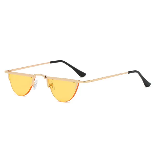 Round Rimless Sunglasses