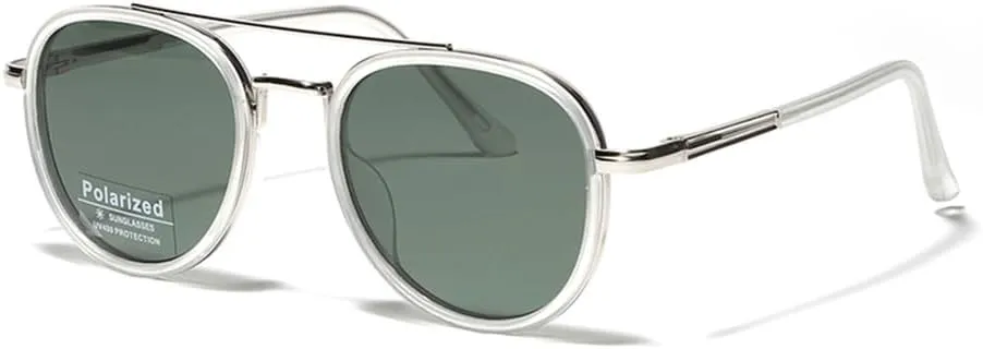 Round Sunglasses For Men Metal Polarized Sun Glasses For Women Driving