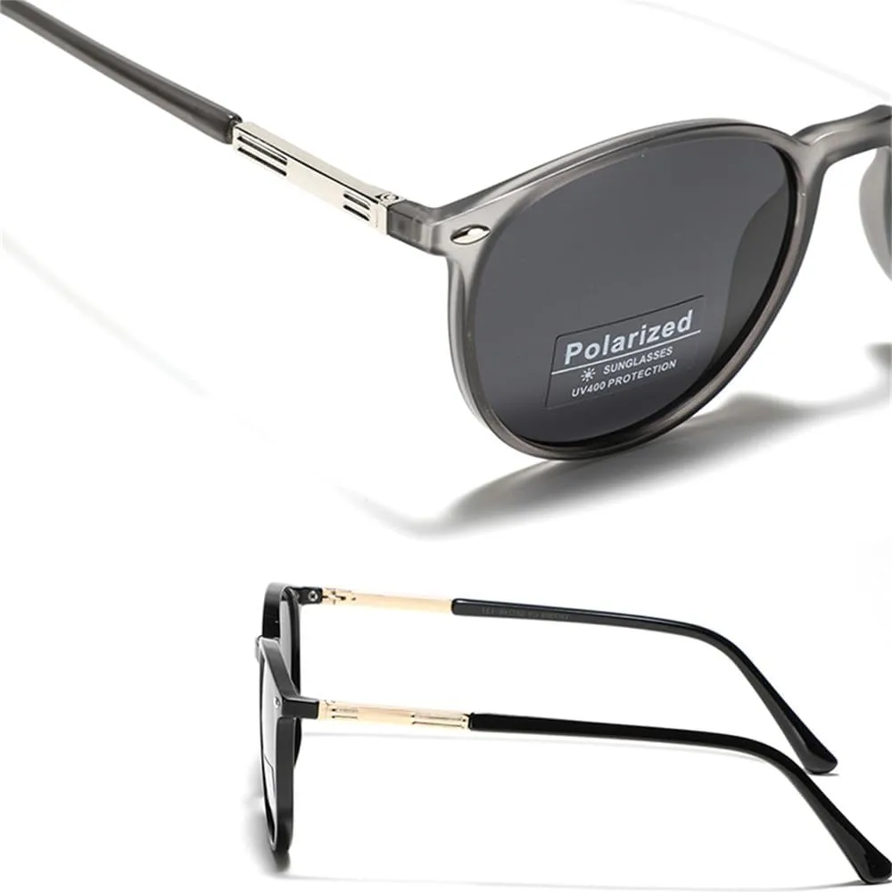 Round Sunglasses Women Polarized Sun Glasses For Men Driving Male Ultralight