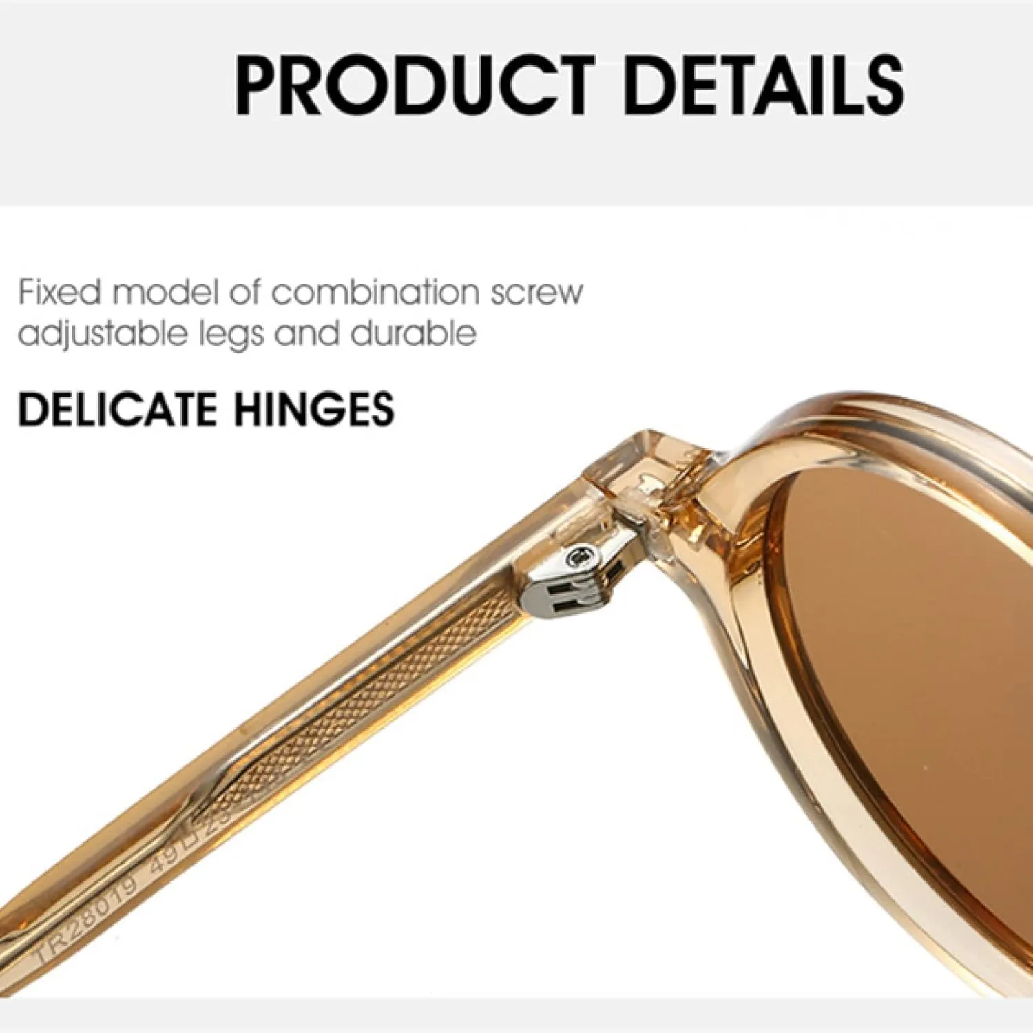 Round Women Sunglasses Fashion Punk Rivets Men Shades Uv400
