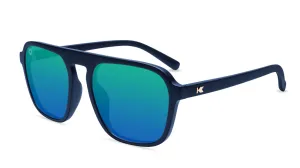 Rubberized Navy Rider Pacific Palisades Sunglasses