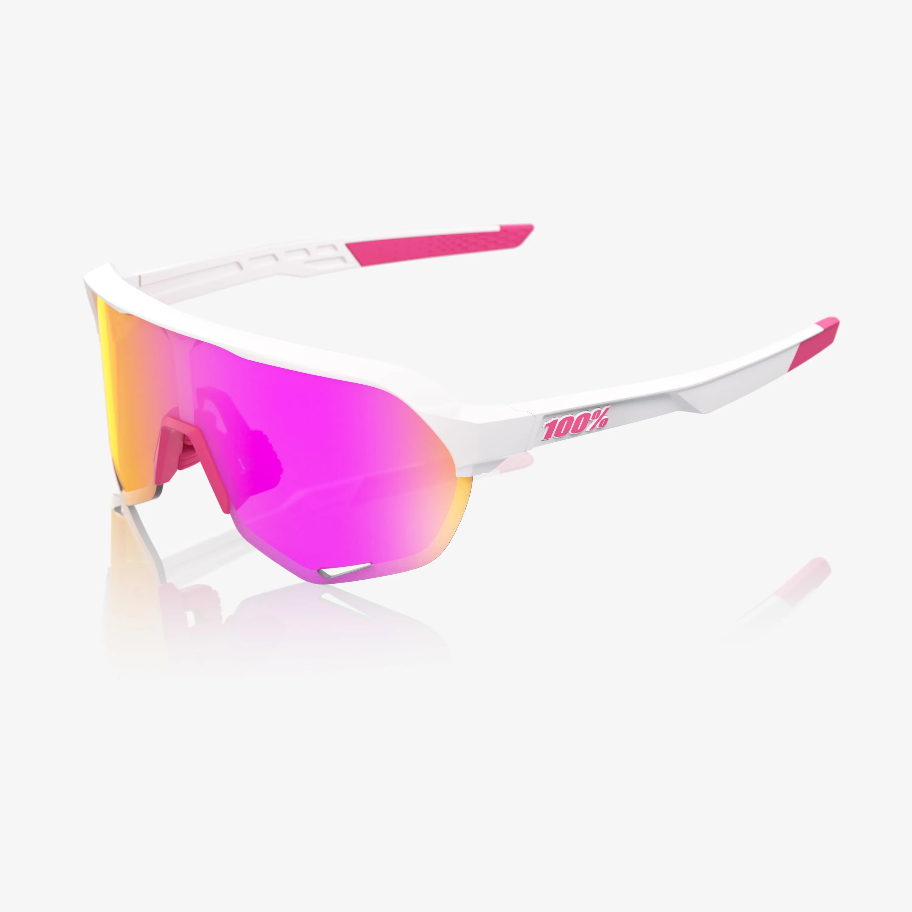 S2 - Matte White/Pink - HiPER Vital Pink Mirror