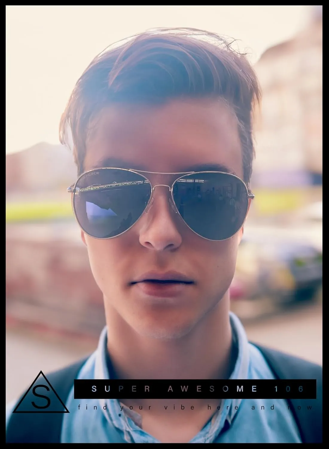 SA106 Airforce Mens Oversize Classic Officer Metal Rim Pilot Sunglasses