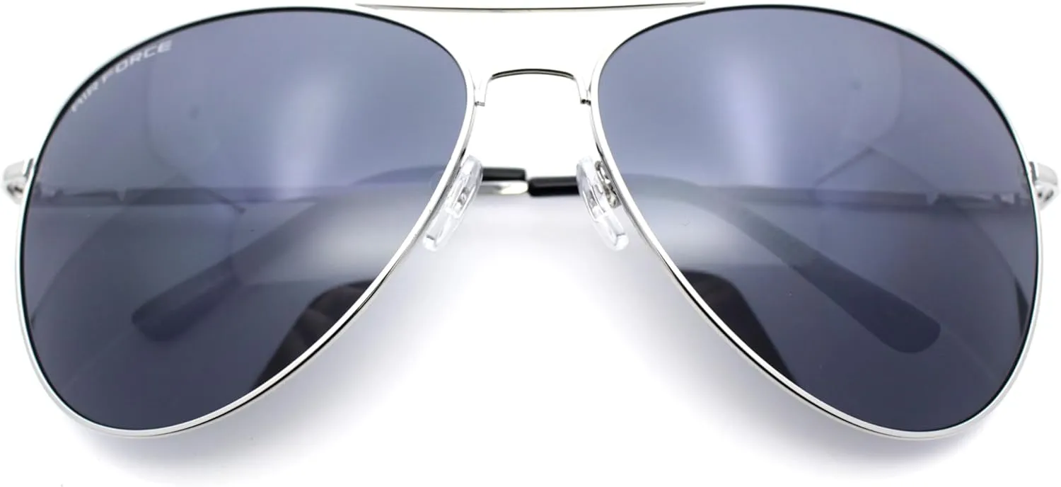 SA106 Airforce Mens Oversize Classic Officer Metal Rim Pilot Sunglasses