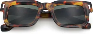 SA106 Hipster Thick Plastic Horn Rim Rectangle Gentleman Fashion Sunglasses