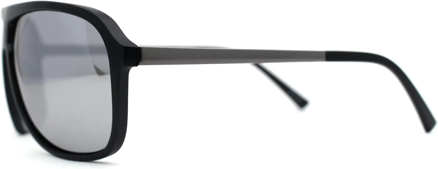 SA106 Luxury Mens Oversized Plastic Racer Mobster Fashion Sunglasses