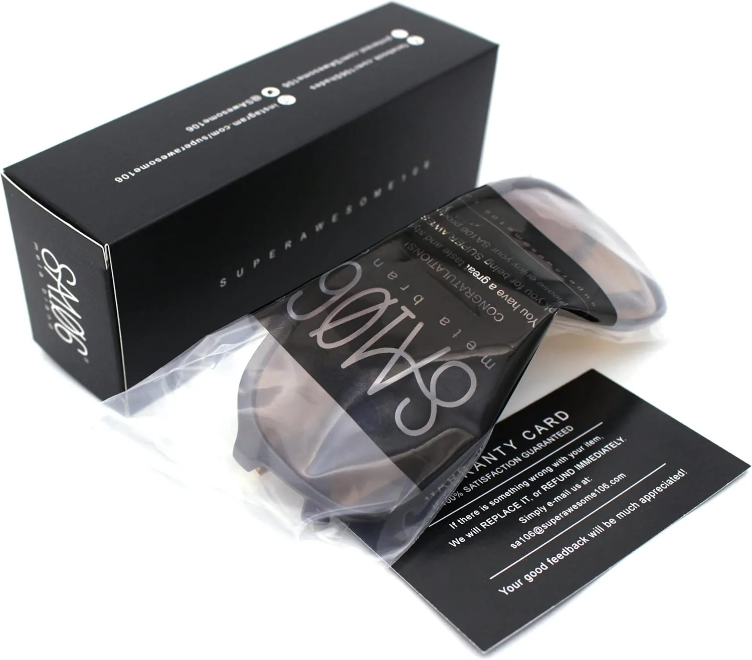 SA106 Luxury Mens Oversized Plastic Racer Mobster Fashion Sunglasses