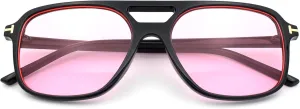 SA106 Mens Iconic Gentlemanly Hipster Plastic Racer Fashion Sunglasses