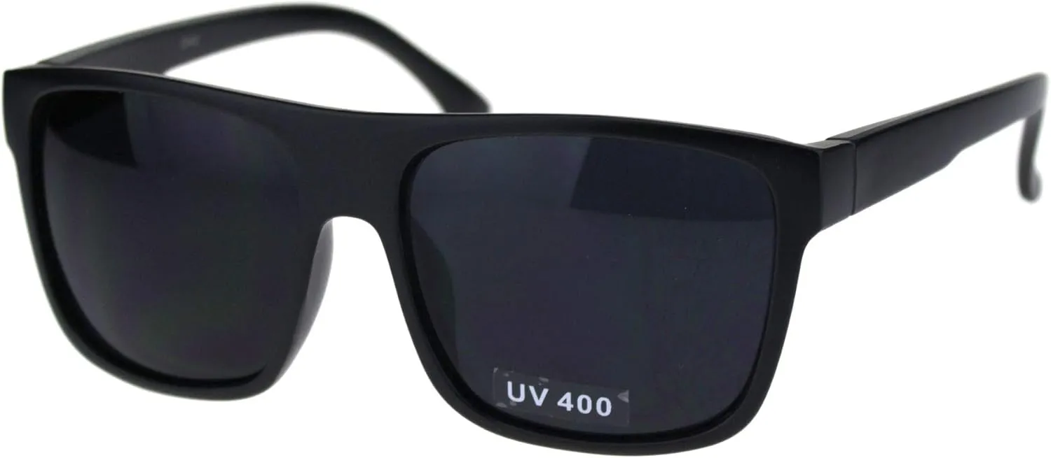SA106 Mens Squared Flat Top OG Gangster Limo Lens Plastic Sunglasses