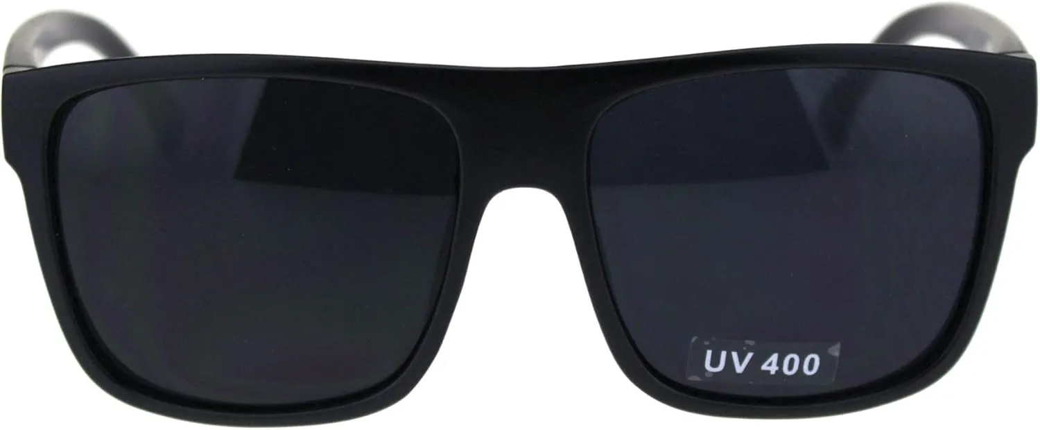 SA106 Mens Squared Flat Top OG Gangster Limo Lens Plastic Sunglasses