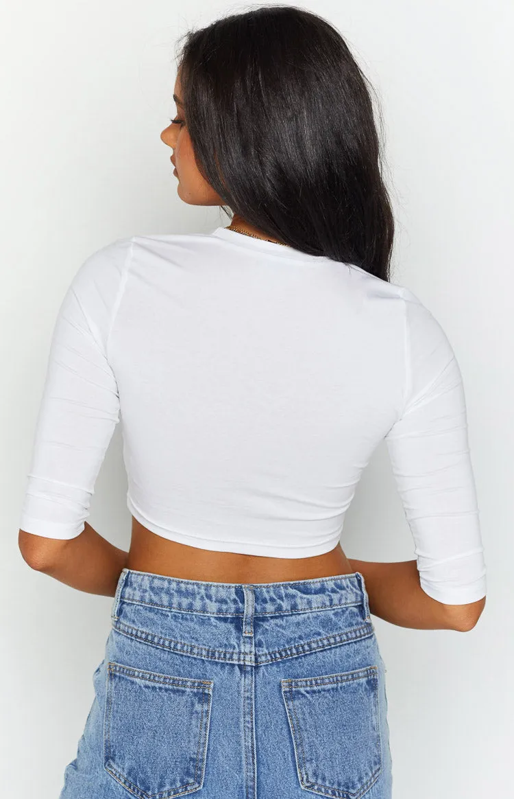 Sandra White Graphic Tee