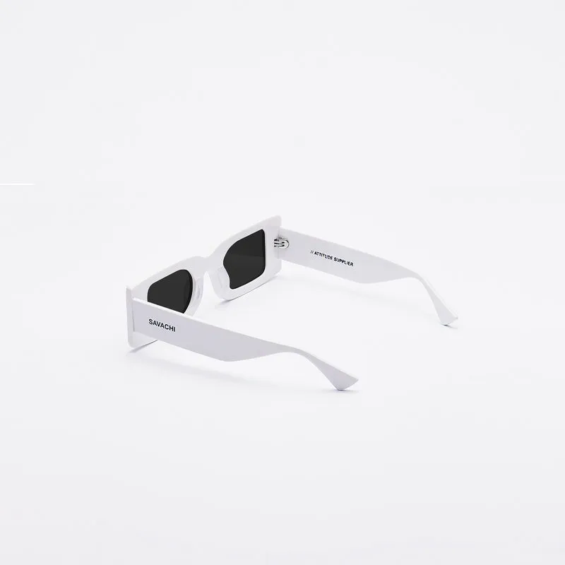Savachi Sunglasses Jaram White/Black