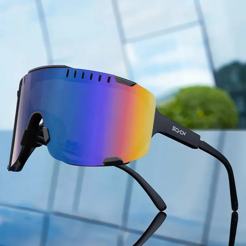 SCVCN Photochromic Sunglasses for Men Cycling Glasses Mountain Bike Road Bicycle Eyewear Pock Cycle Goggles UV400 MTB Biking