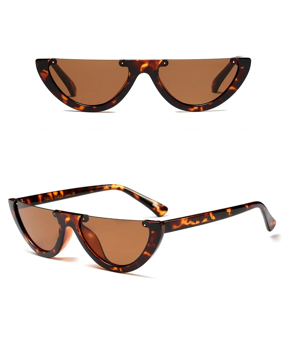 Semi Rimless Sunglasses