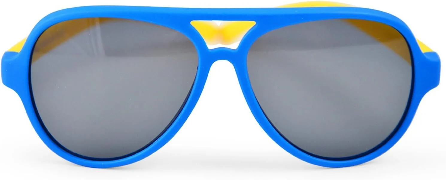Silicone Polarized Sunglasses for Kids Aviators Boys Girls Children Age 3-8