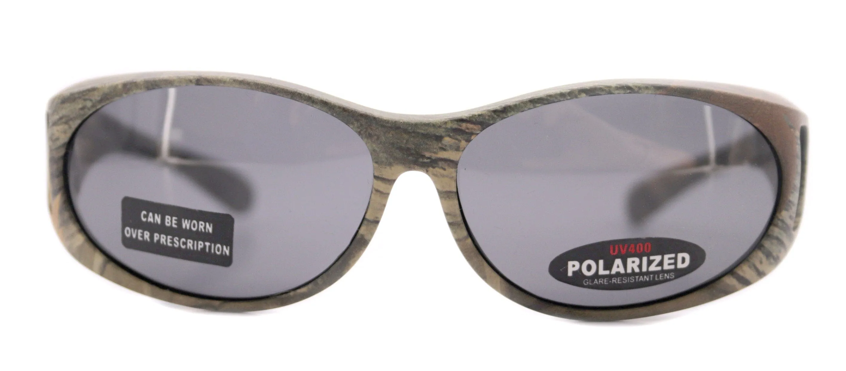 Silva, (Fit Over) Glasses, Rectangular Polarized Sunglasses 1.1mm 100% UV Protection (Green Camo) Great Out Door Fishing  NY Fifth Avenue