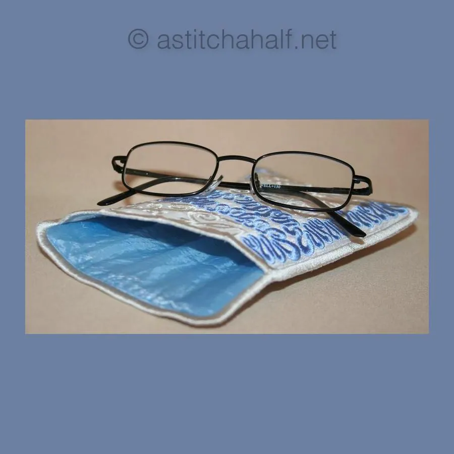 Simple Battenberg Eyeglass Case