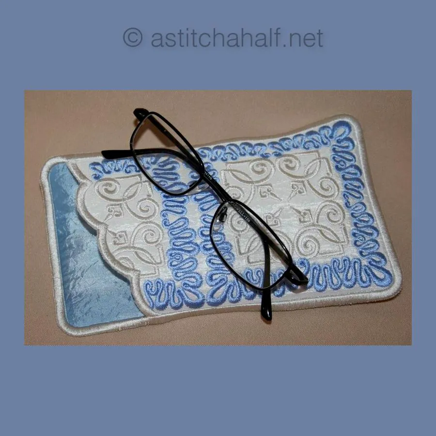 Simple Battenberg Eyeglass Case