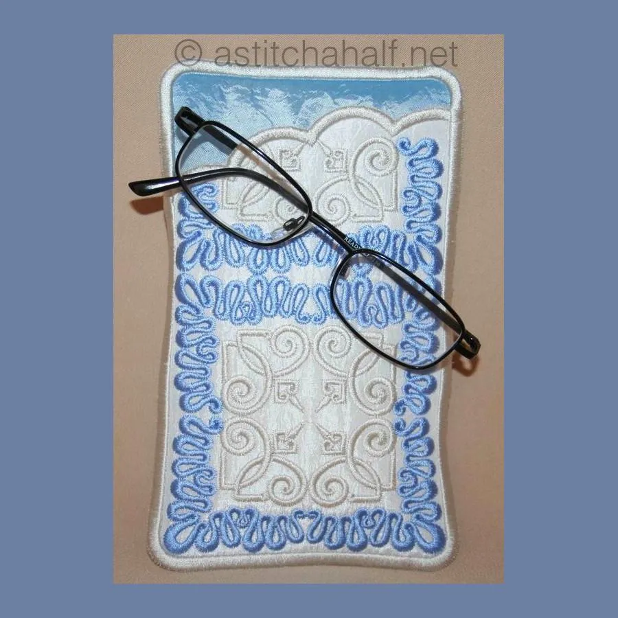 Simple Battenberg Eyeglass Case