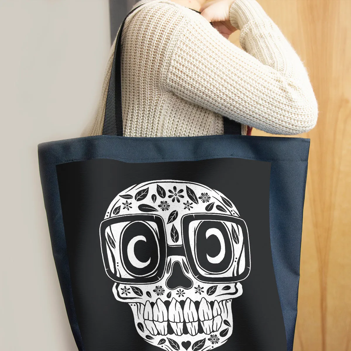 Skull Eyeglasses Day Tote