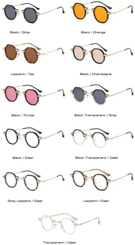 Small Size Round Sunglasses Women Retro Eyewear Men Glasses UV400 Eyeglasses Shades