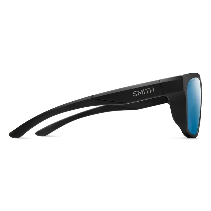 SMITH Barra Matte Black - ChromaPop Blue Mirror Polarized Sunglasses