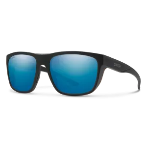 SMITH Barra Matte Black - ChromaPop Blue Mirror Polarized Sunglasses
