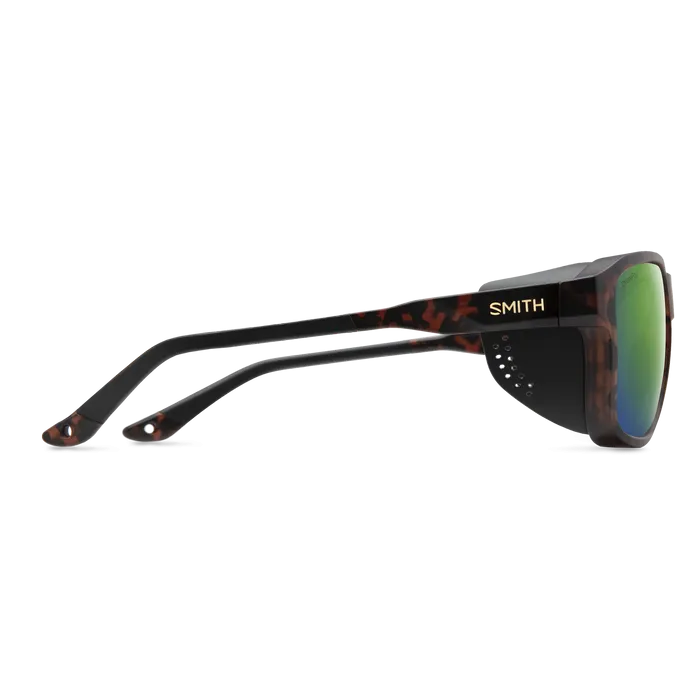 SMITH Embark Matte Tortoise - ChromaPop Green Mirror Polarized Sunglasses