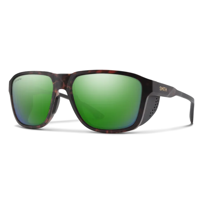SMITH Embark Matte Tortoise - ChromaPop Green Mirror Polarized Sunglasses