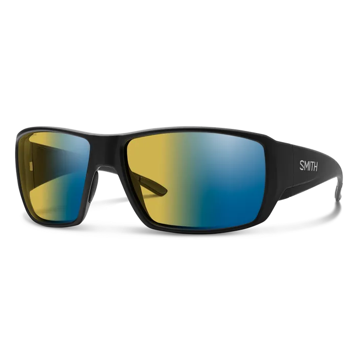 Smith Guide's Choice Matte Black / ChromaPop Glass Polarchromic Yellow Blue Mirror