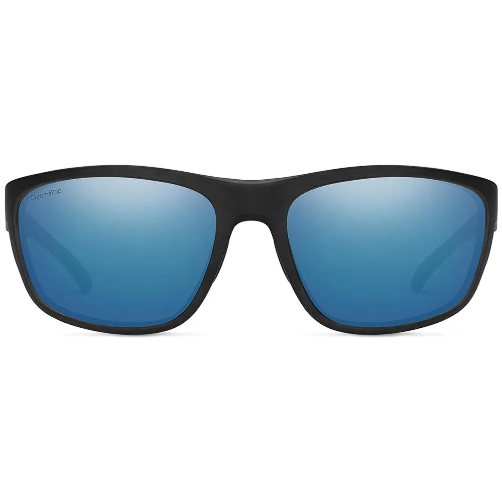 Smith Mens Redding Matte Black Frame Blue Mirror Polarized Lens Sunglasses - 20234300362QG