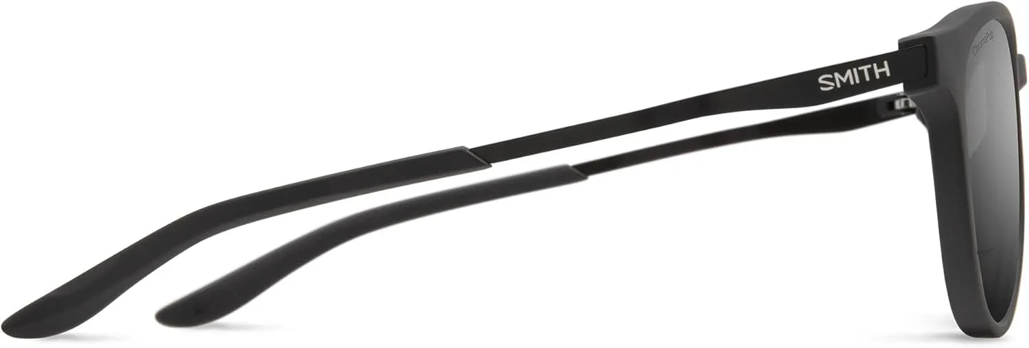 Smith Wander Lifestyle Sunglasses-Matte Chromapop Polarized Black