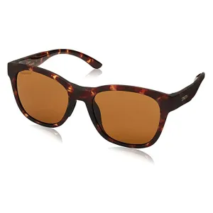 Smith Womens Caper Matte Tortoise Frame Brown Polarized Lens Sunglasses - CPCBRMT