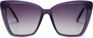 SOJOS Trendy Polarized Sunglasses For Women Retro Womens Oversized Square Cat Eye Sun Glasses UV Protection SJ2206