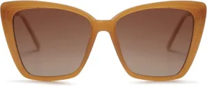 SOJOS Trendy Polarized Sunglasses For Women Retro Womens Oversized Square Cat Eye Sun Glasses UV Protection SJ2206