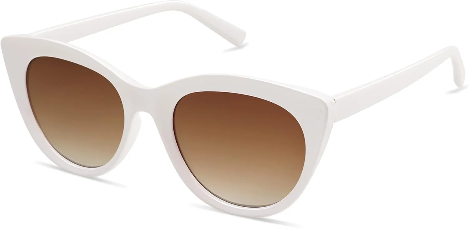 SOJOS Trendy Polarized Sunglasses for Women,Retro Cat Eye Womens Sun Glasses SJ2221