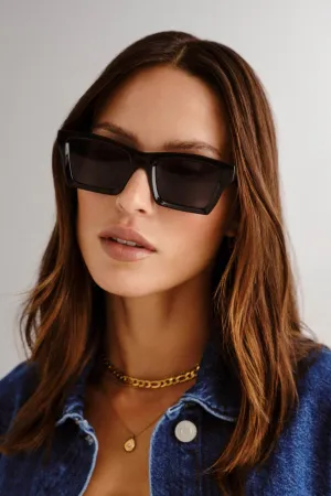 Something Black Mono Lens Sunglasses
