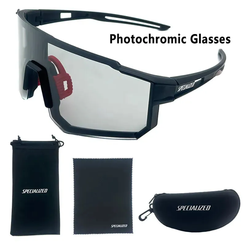 SPECIAUZED Cycling Polarized Sunglasses Bike Photochromic Outdoor Sports Sun glasses MTB PC Goggles Eyewear  Bicycle Accessory