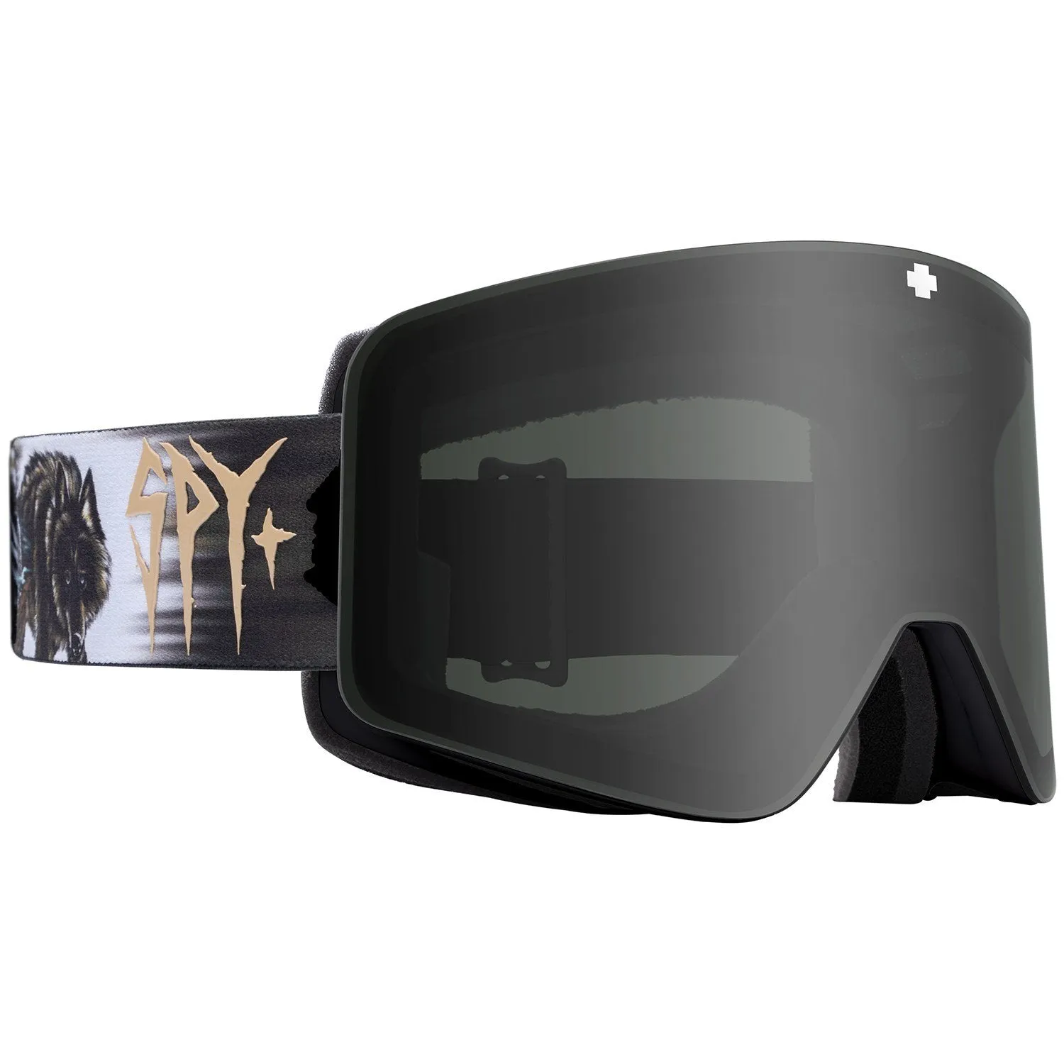 Spy Marauder Goggles Damasso Sanchez HD Plus Grey Green with Black Spectra Mirror   Spare Lens